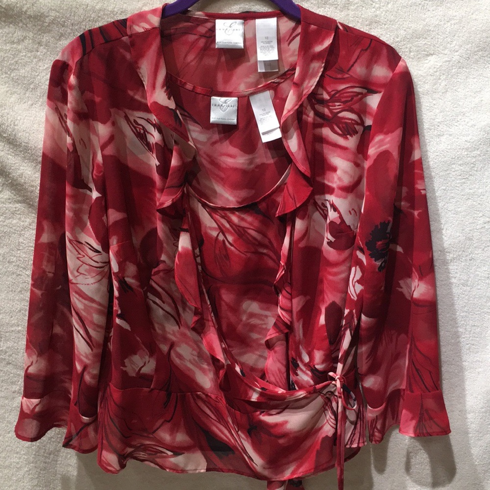 2 piece Emma James blouse set